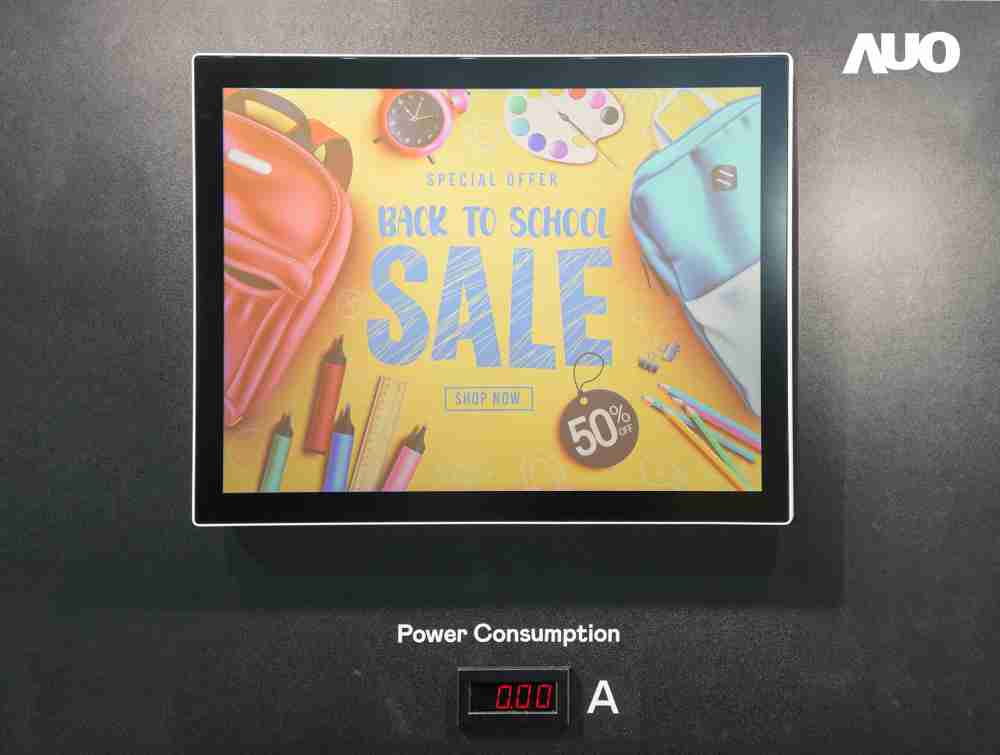 人生就是博展示胆固醇液晶超低耗能户外全彩显示器，，ChLC（胆固醇液晶）以双稳态技术使静态显示零功耗，，，，具省电、、、、高彩度、、、、环保的特性，，还整合软硬件系统解决方案，，可透过单一云端平台管理