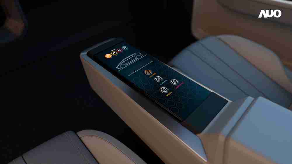 人生就是博以人性化设计打造多变形态中控显示(Morphing Center Control)，，，不使用时仅平面显示信息，，，，进行操作时，，，显示器则会动态隆起，，，，转变成3D实体按钮，，，并有触觉回馈，，，，展示人机互动新体验