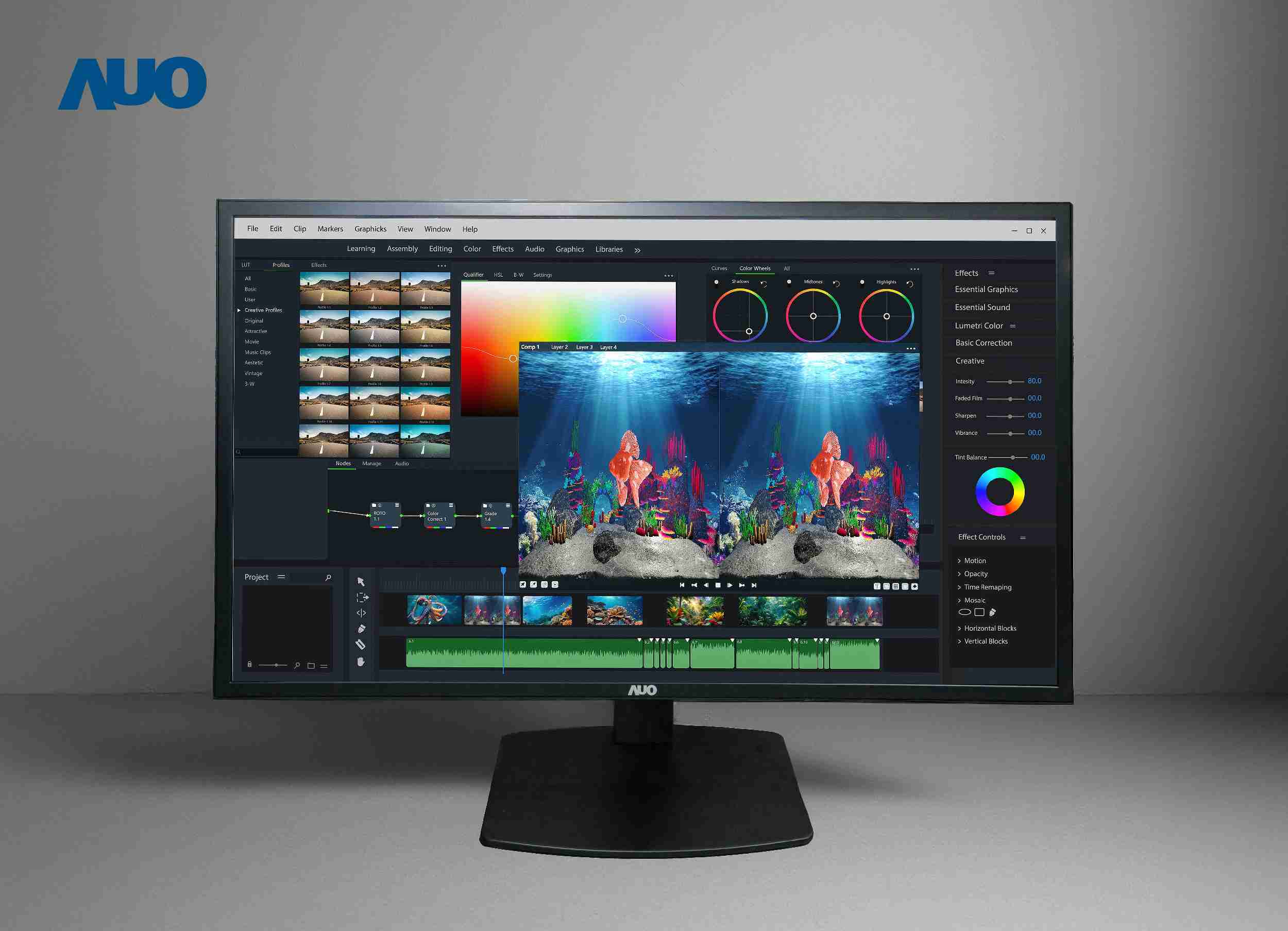 人生就是博开发32吋2D/3D专业桌上型显示器，，，拥有8K4K超高分辨率，，并以低串扰算法优化3D显示效果，，搭载自动眼球追踪功能，，能实时调整3D图像，，，进行实时2D与3D无缝共存窗口，，提供图像设计工作者突破二维接口的崭新工作氛围与效率